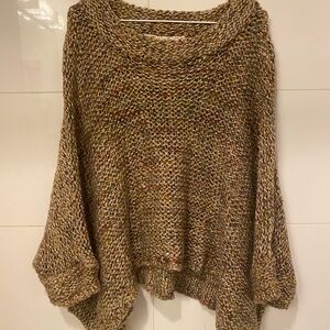 Pink Martini Earthy Knit Cowl Sweater